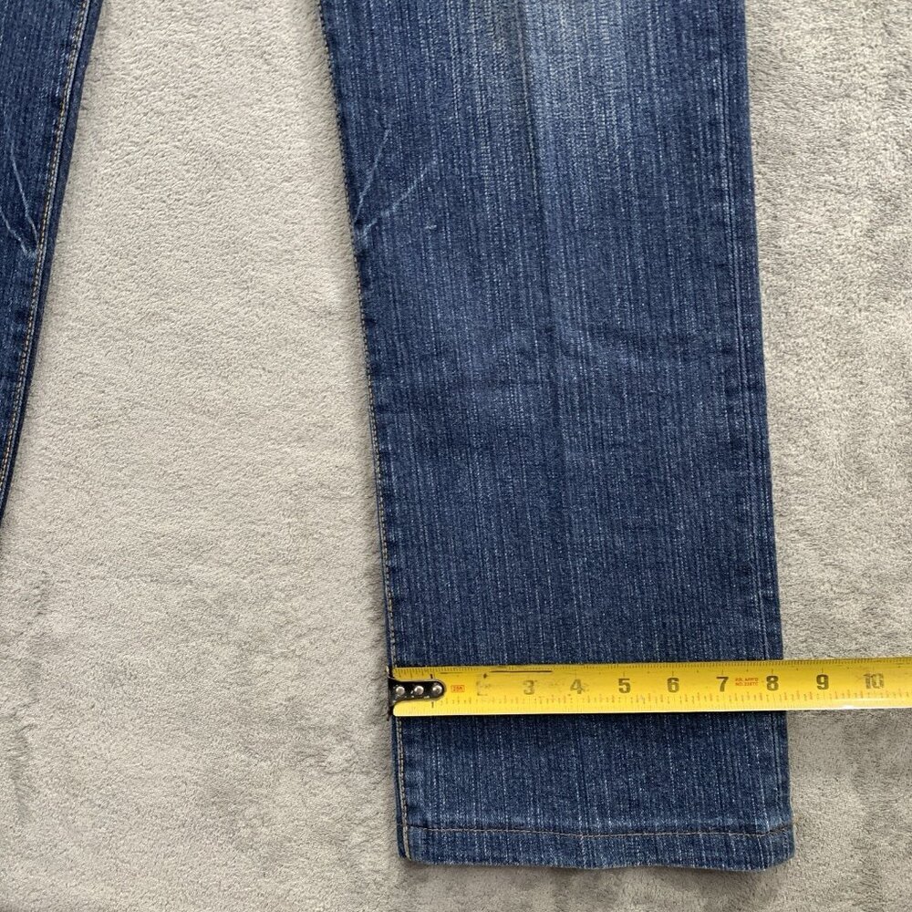 Vintage Bobson Jeans Mens Size 30x29” Japanese Denim Blue Whiskers Cotton Blend - Picture 6 of 13